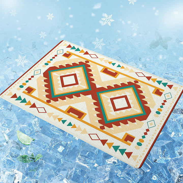 Geometric Patterned Indoor Outdoor Area Mat Kalsten