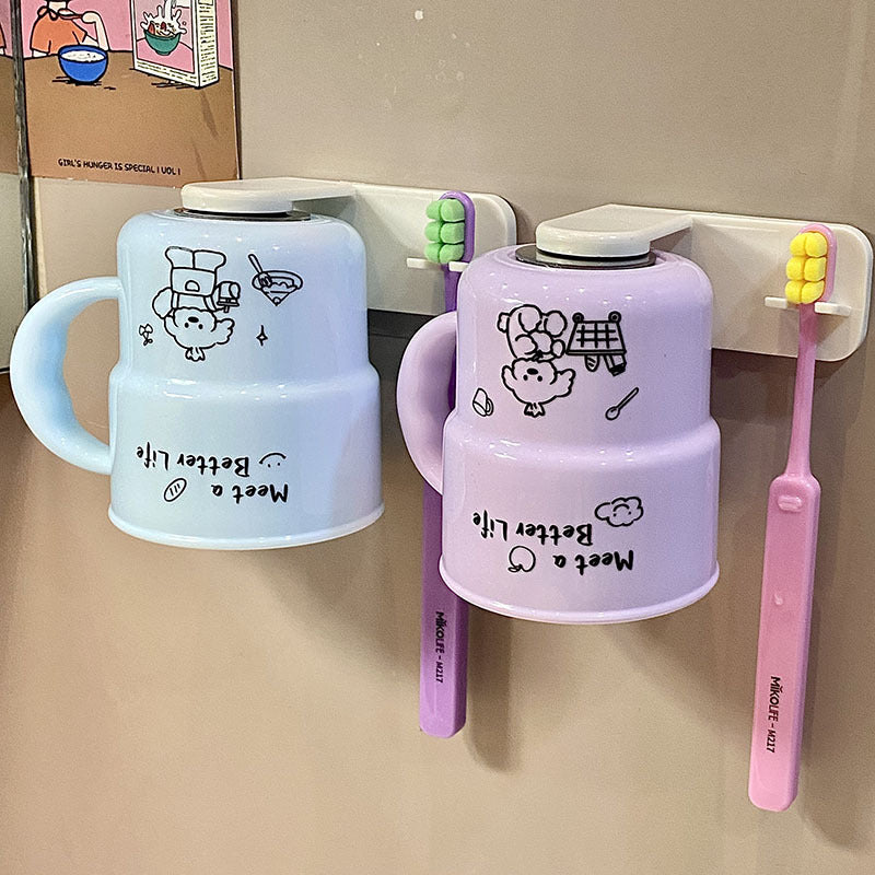 Wall-mounted cup holder with creative and playful design Kalsten