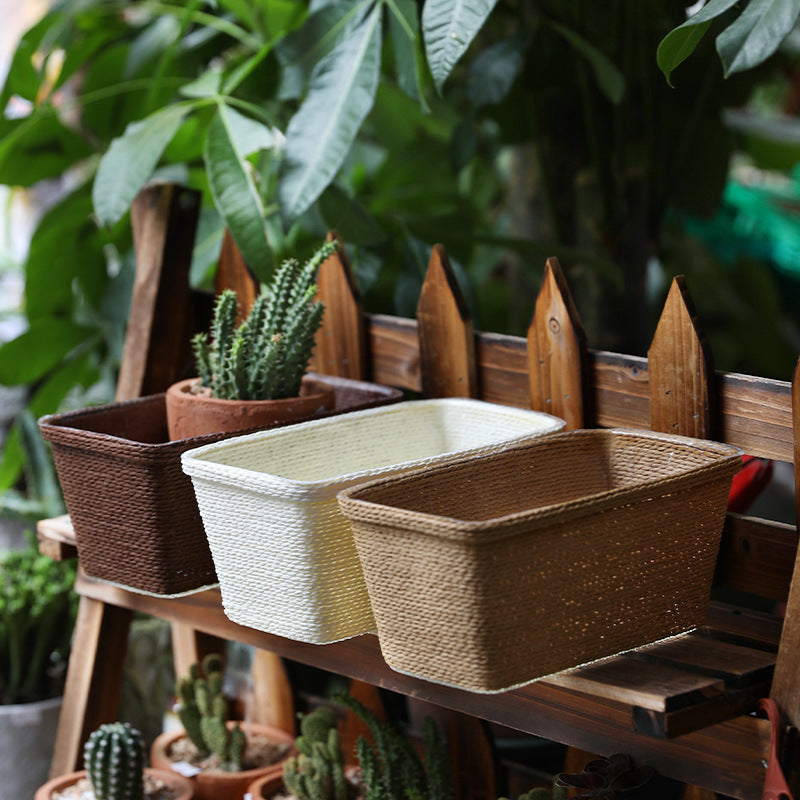 Natural Fiber Decorative Storage Container Kalsten