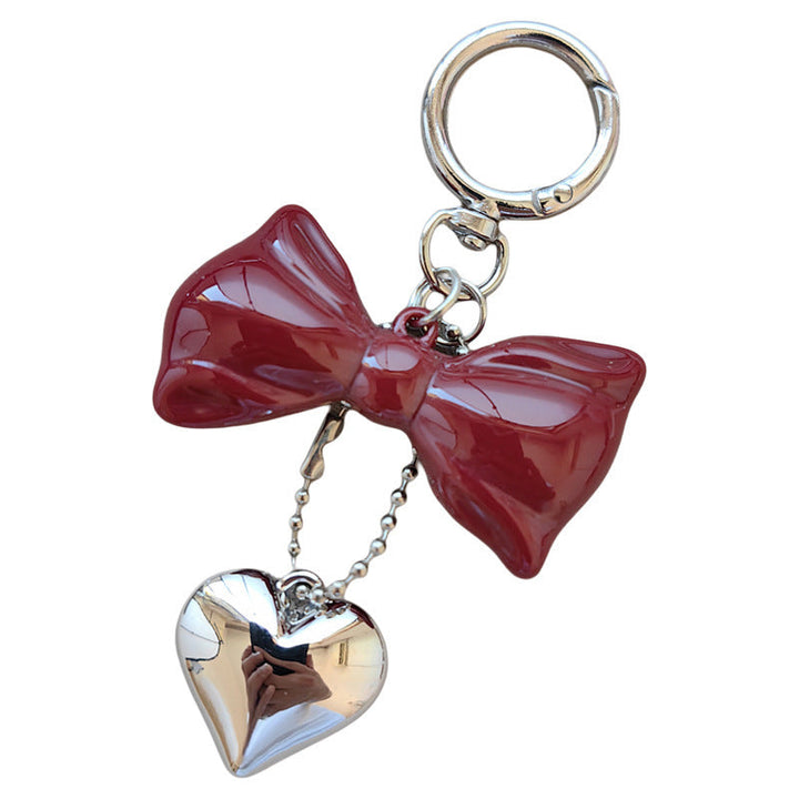 Keychain with bow and heart motif Kalsten