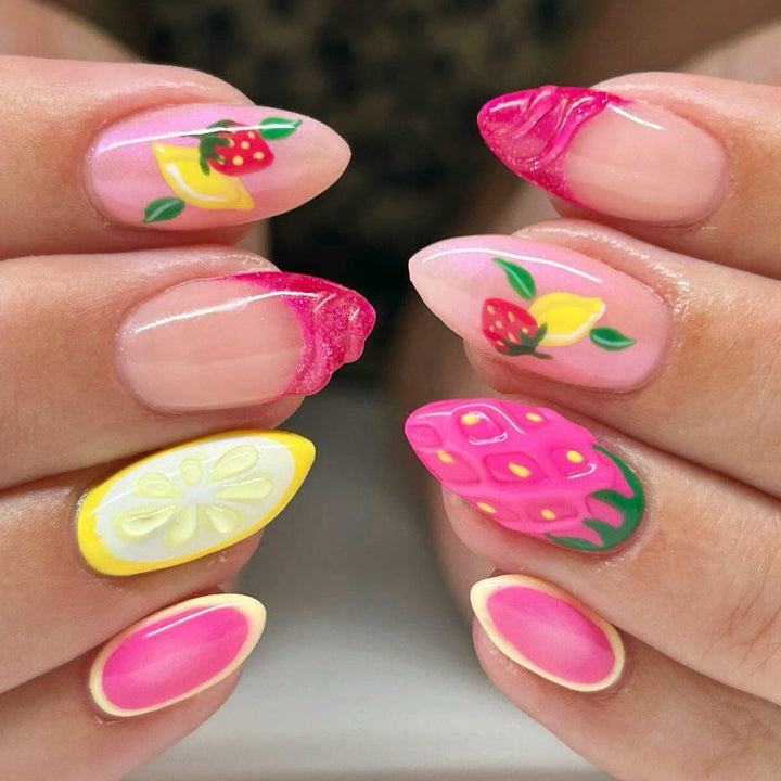 Creative Art Nails with Cheerful Fruit Design Kalsten