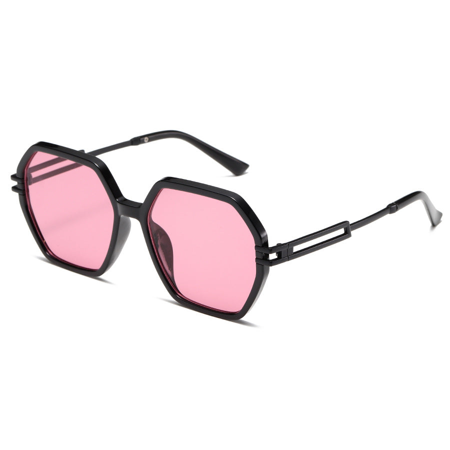 Women's fashionable sunglasses in avant-garde hexagon design Kalsten