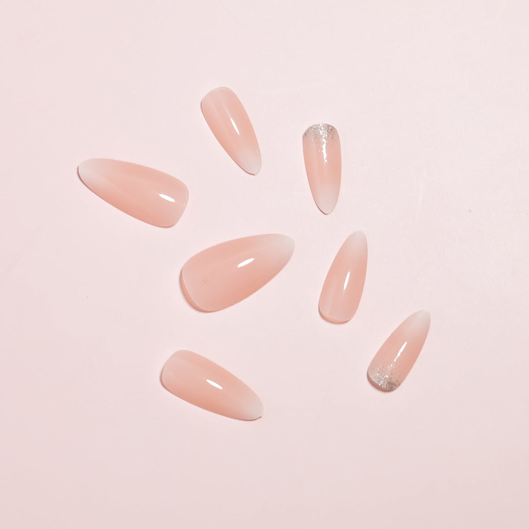 Premium Glossy Almond-Shaped Press-On Nail Tips Set Kalsten