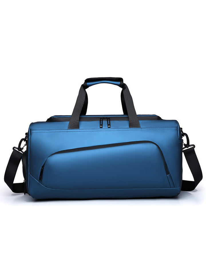 Sporty travel bag with extendable main compartment and multiple organizing pockets Kalsten