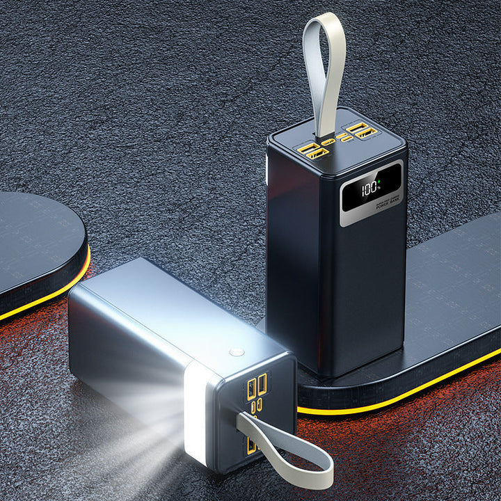 Portable power bank with smart LED display and high-performance USB ports Kalsten