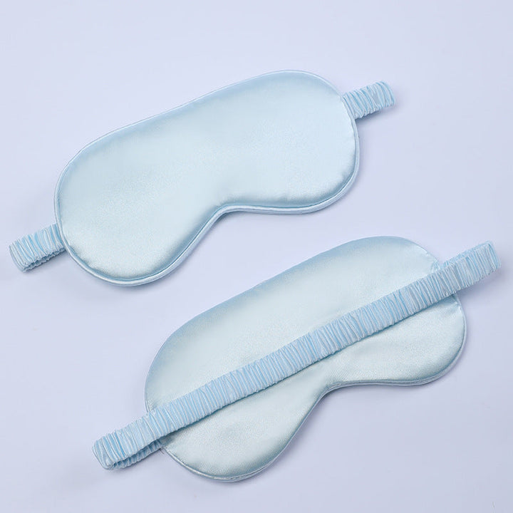 Women's nano silk sleep mask with padded eye area, adjustable elastic band, and storage pouch Kalsten