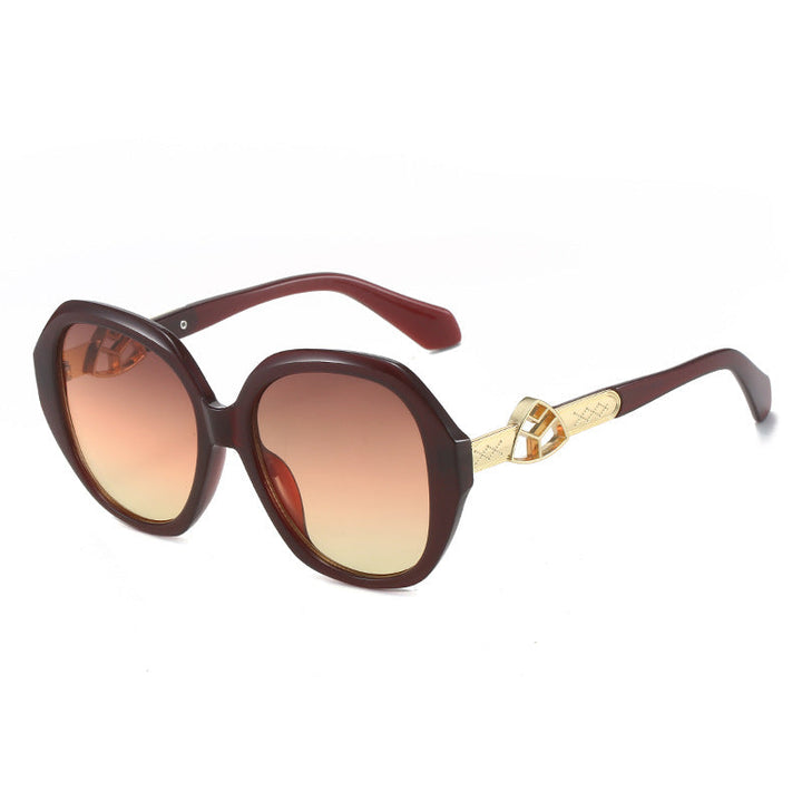 Women's Oversized Sunglasses with Golden Accents Kalsten