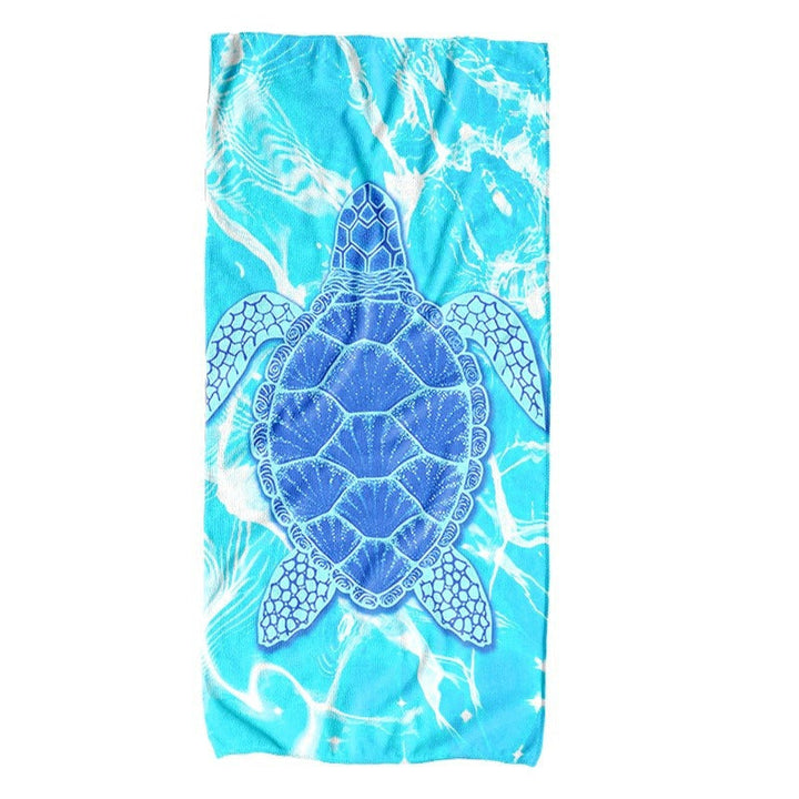 Beach towel with creative turtle pattern Kalsten