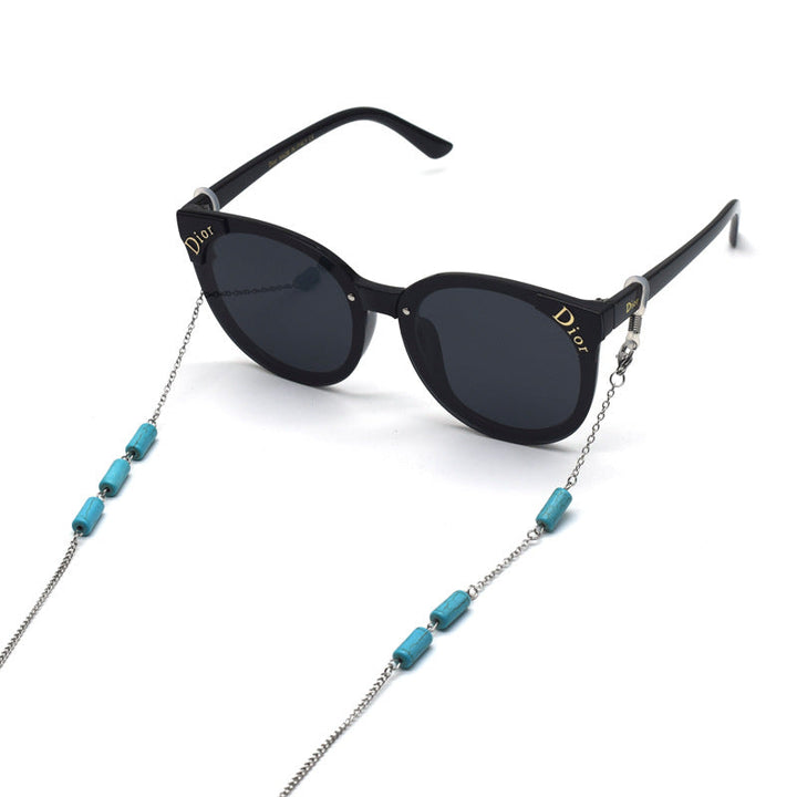 Gemstone-Decorated Eyewear Chain Kalsten