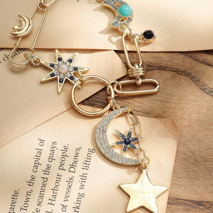 Celestial Charm Layered Necklace Kalsten