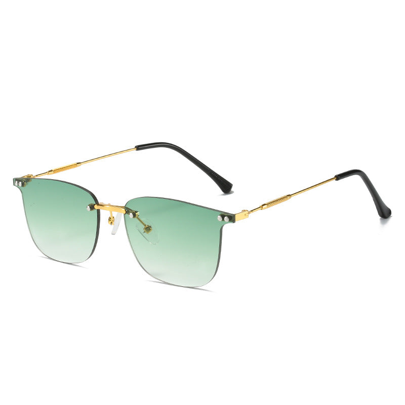 Ladies stylish geometric sunglasses with modern glass elements Kalsten