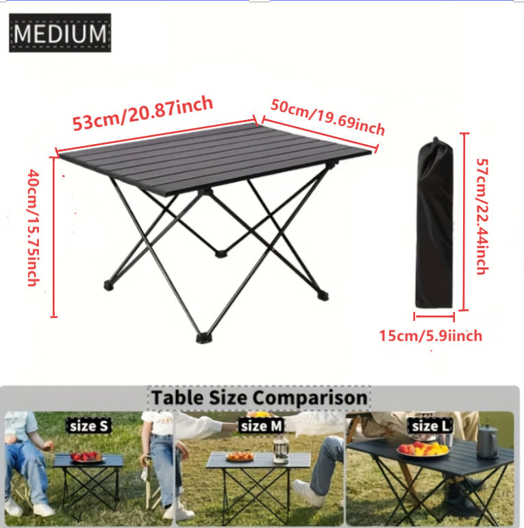 Ladies Lightweight Camping Folding Table Kalsten