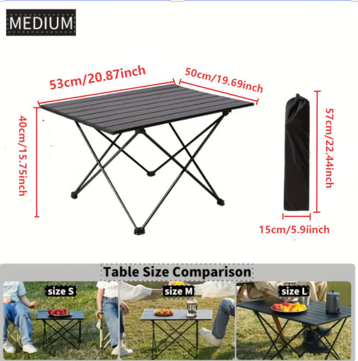 Ladies Lightweight Camping Folding Table Kalsten