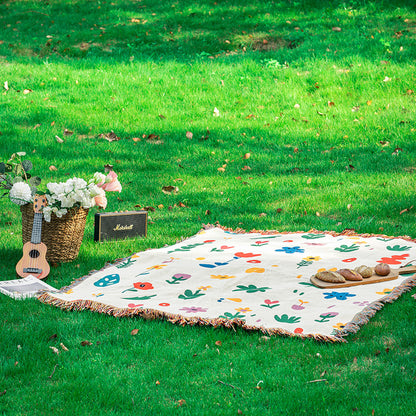 Cozy Graphic Throw Blanket