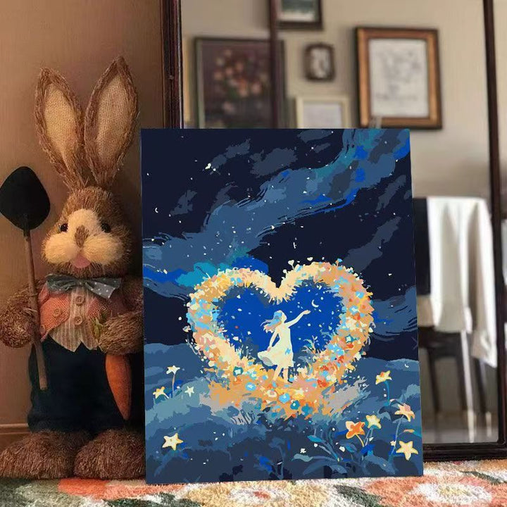 Artistic Heart-Themed Canvas Artwork Kalsten