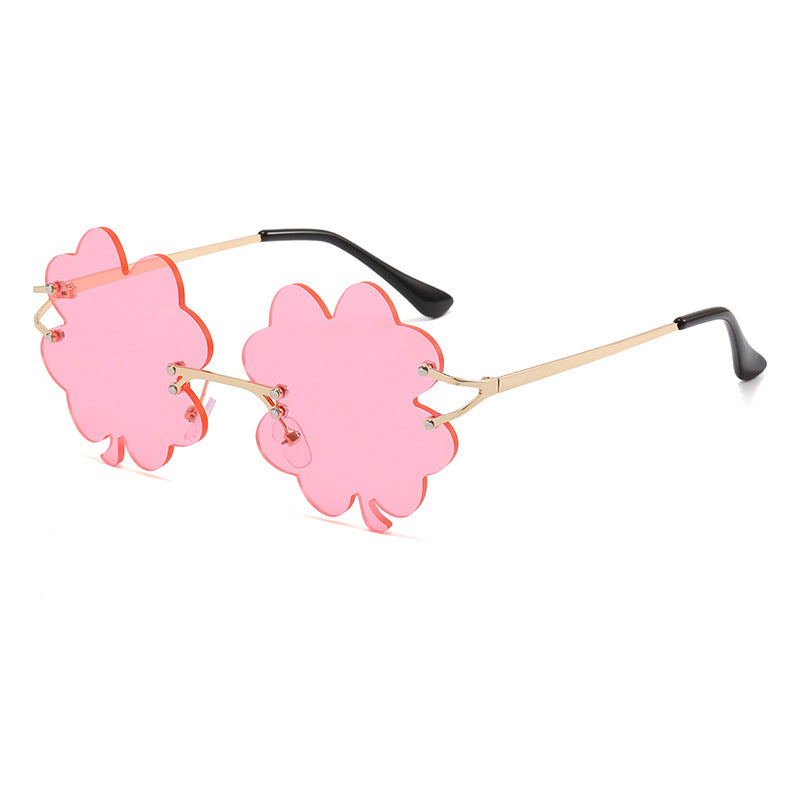 Women playful sunglasses with unique flower frame Kalsten