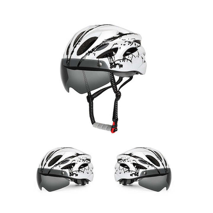 Aerodynamic Cycling Helmet with Integrated Visor Kalsten