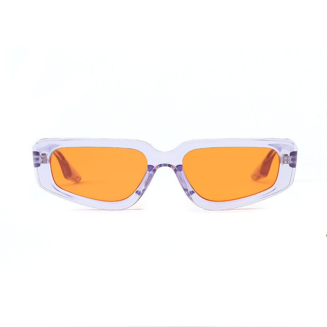 Women's stylish square sunglasses with modern high-gloss plastic frame Kalsten