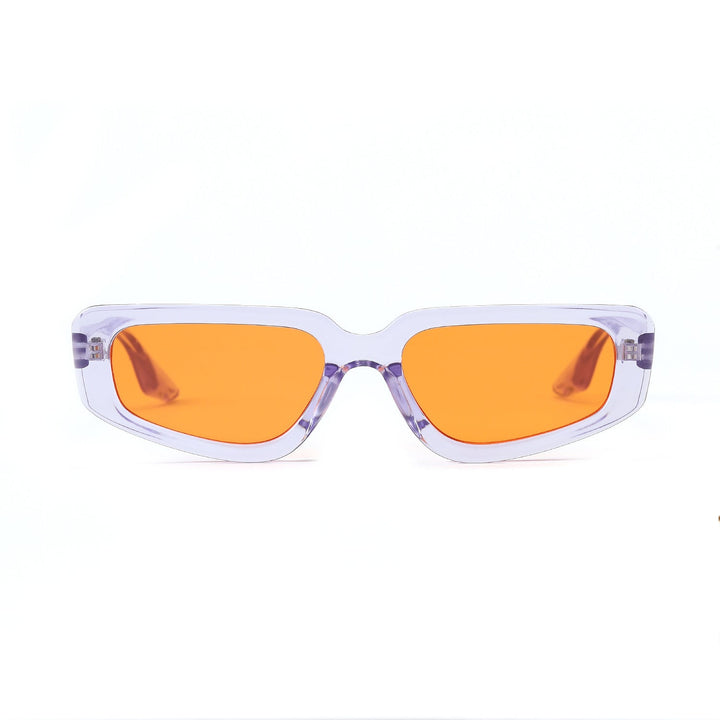 Women's stylish square sunglasses with modern high-gloss plastic frame Kalsten