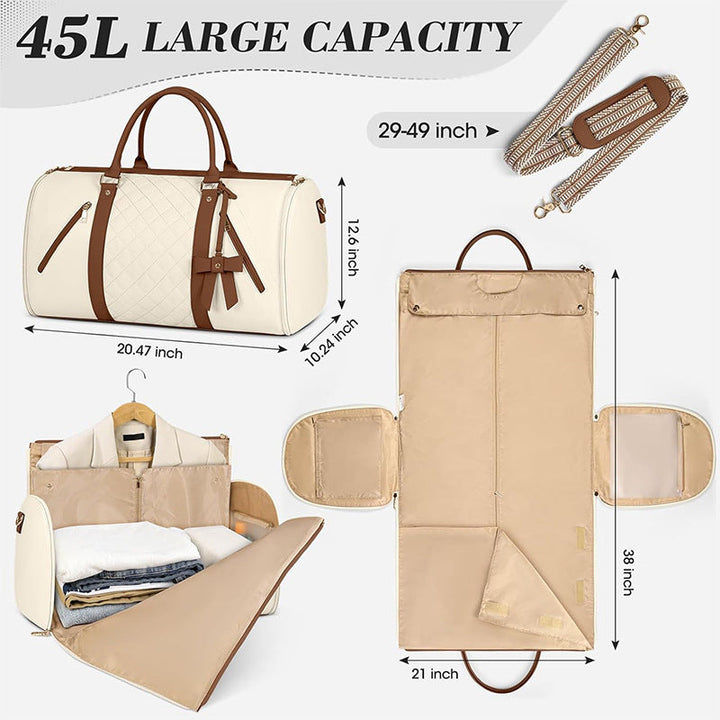 Elegant Travel Bag with Separate Suit Compartment Kalsten