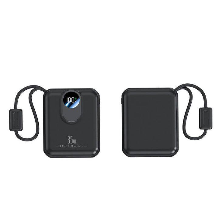 Power bank with fast charging function and integrated charging cables Kalsten