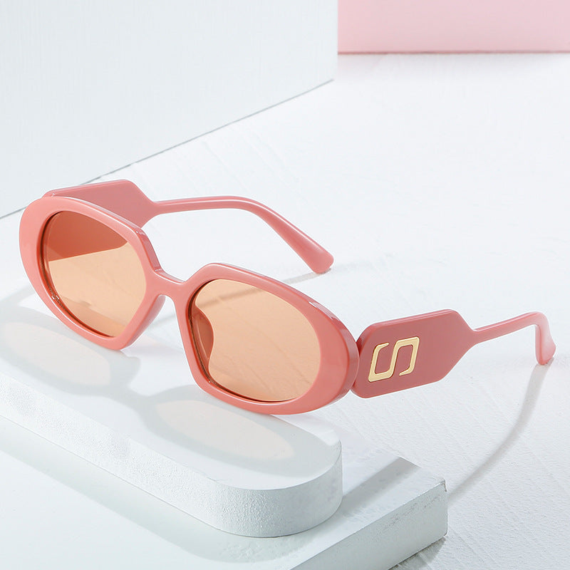 Women's fashionable sunglasses with unique design and stylish logo Kalsten