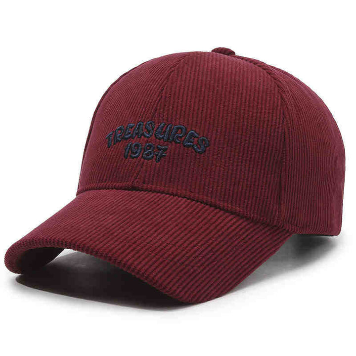 Women's Corduroy Embroidered Baseball Cap Kalsten
