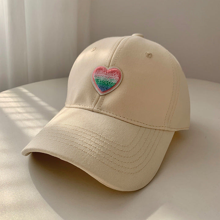 Women's Casual Heart Embroidered Baseball Cap Kalsten