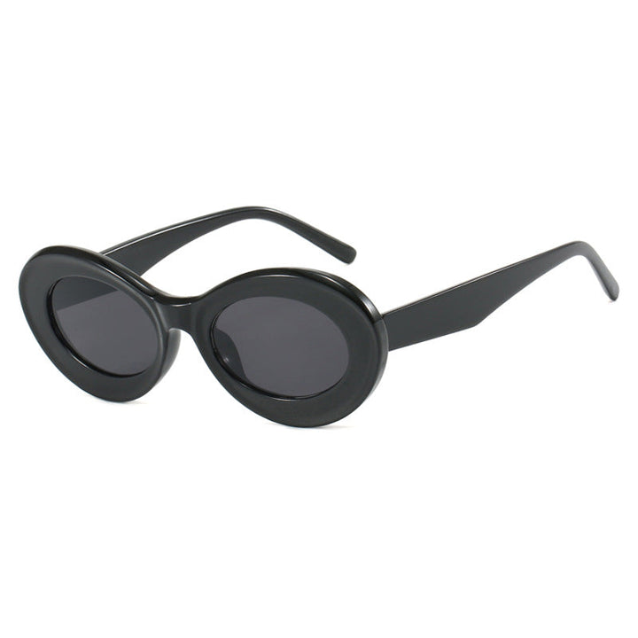 Women's oval sunglasses with modern lenses Kalsten