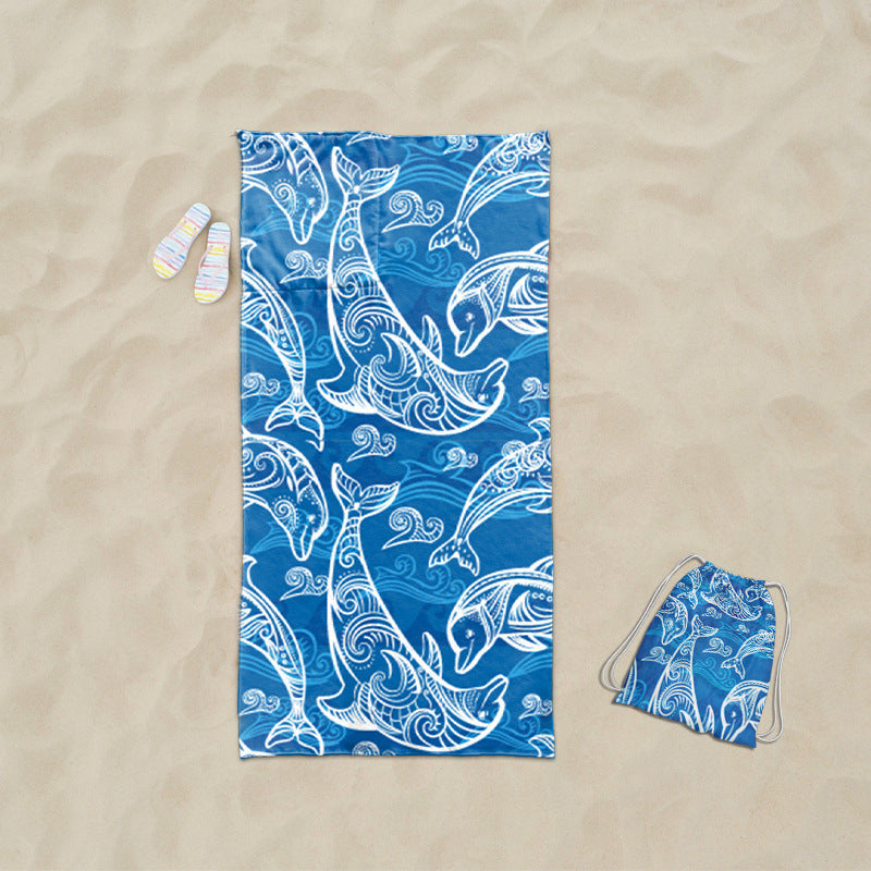 Beach towel with exclusive sea turtle motif Kalsten
