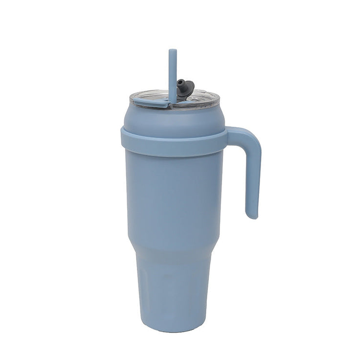 Women's Insulated To-Go Cup with Ergonomic Handle and Flexible Straw Kalsten