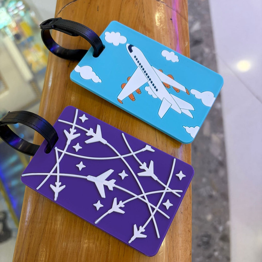Airplane-Themed Luggage Tag Kalsten