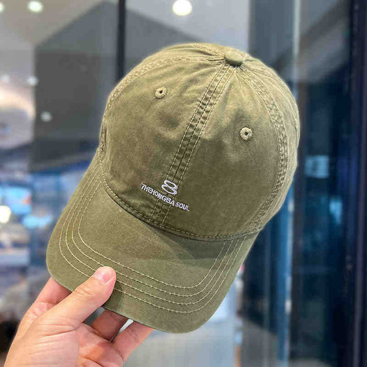 Men's Distressed Cotton Baseball Cap Kalsten