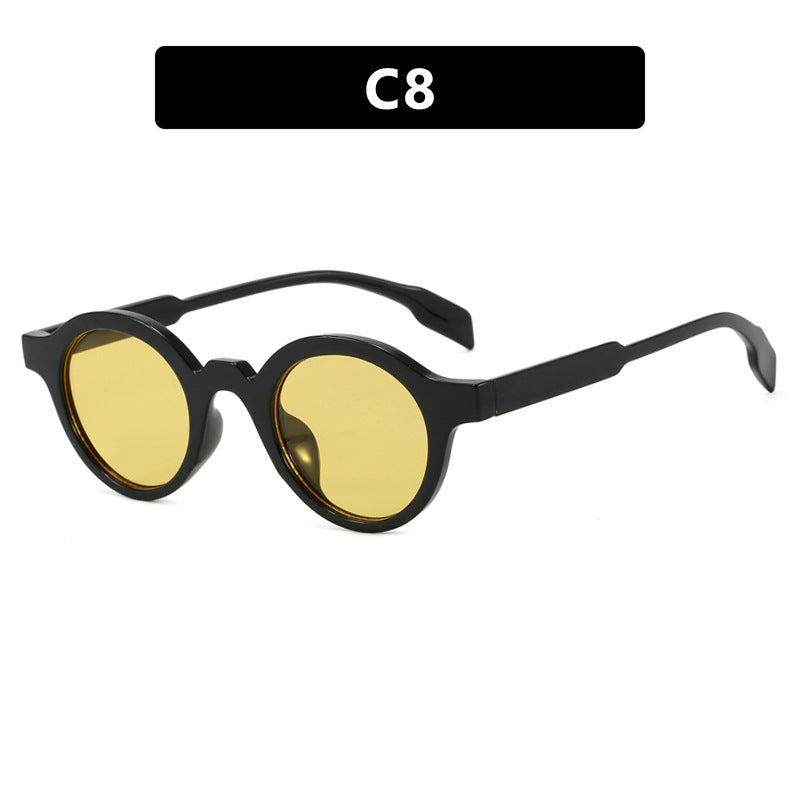Women's fashionable round sunglasses with high-quality, flexible frame Kalsten
