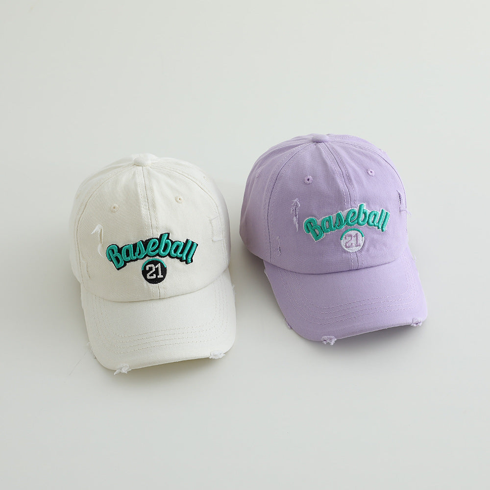 Men's Distressed Cotton Baseball Cap Kalsten