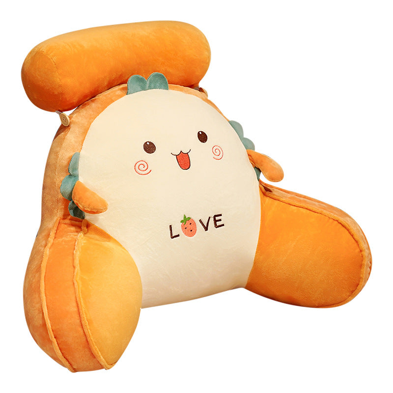 Cozy back support pillow with bear motifs Kalsten