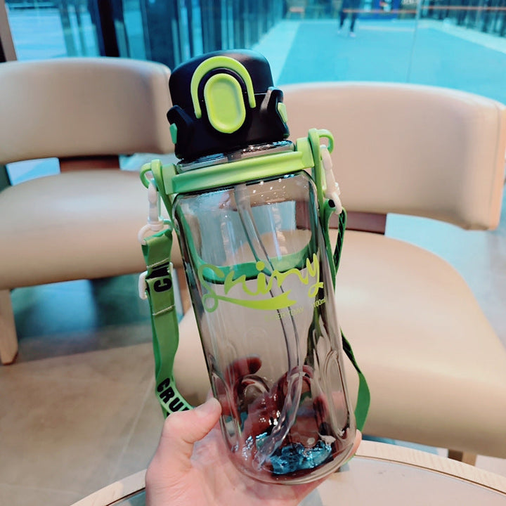 Ladies Ergonomic Water Bottle with Leak-Proof Lid Kalsten