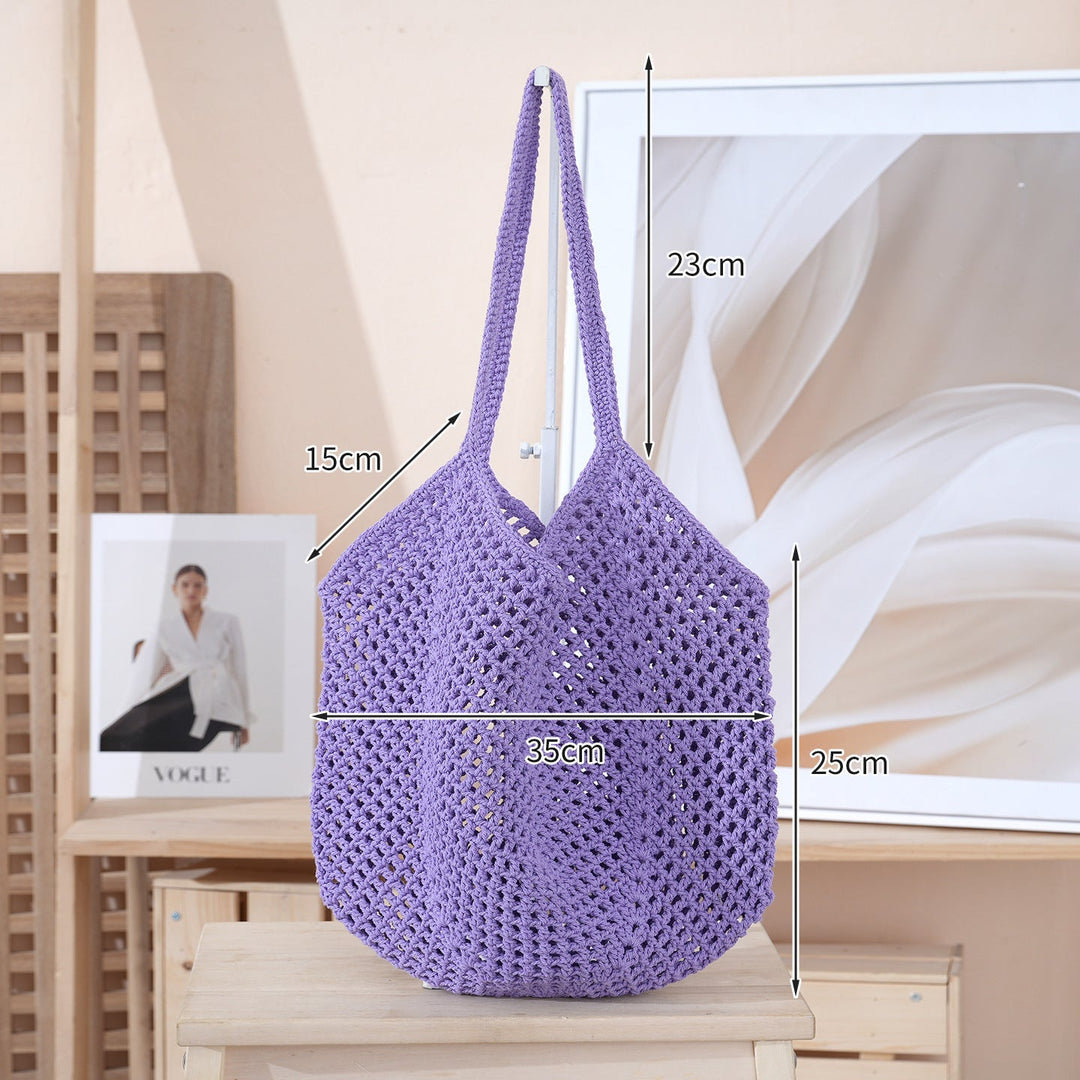 Handcrafted mesh tote bag Kalsten