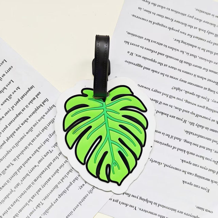 Unisex Tropical Leaf-Shaped Luggage Tag Kalsten