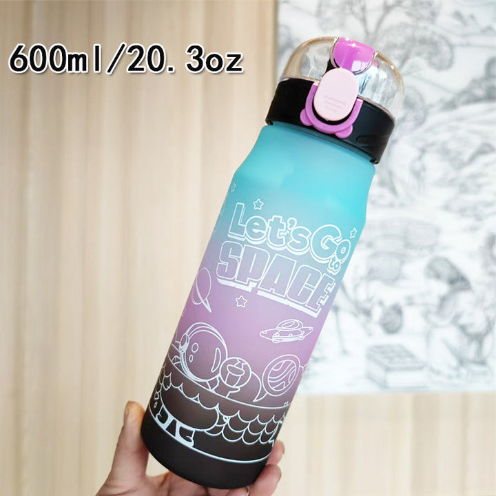 Ladies creative water bottle in space design Kalsten