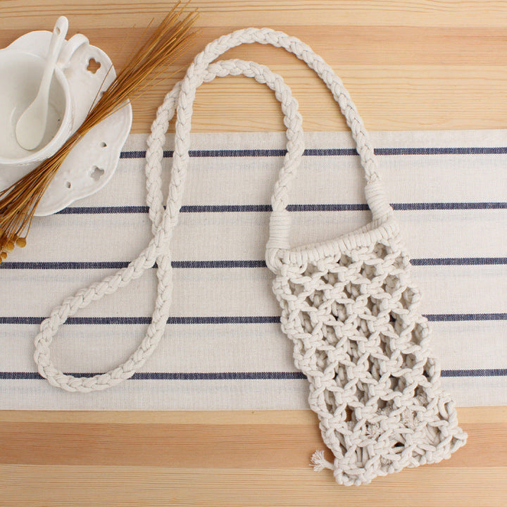 Macramé Shoulder Bag in Creative Net Design Kalsten