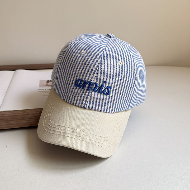 Women's Striped Cotton Baseball Cap Kalsten