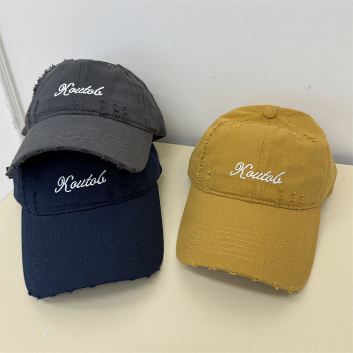Men's Distressed Cotton Baseball Cap Kalsten 1783921814