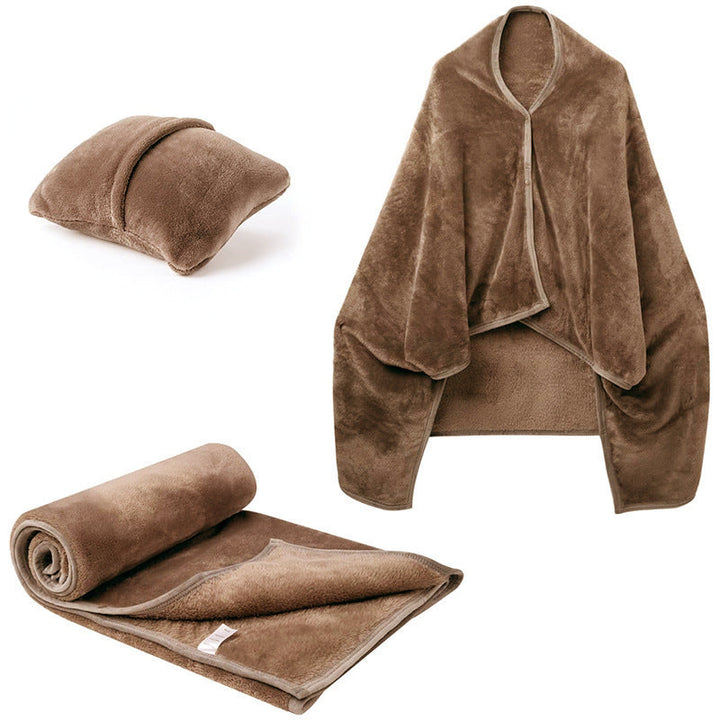 Women's Snuggle blanket with arm design and pillow Kalsten