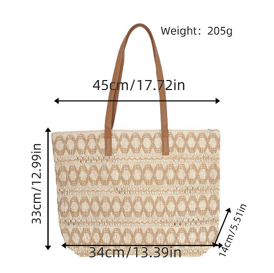 Structured Tote Bag Made of Woven Material Kalsten