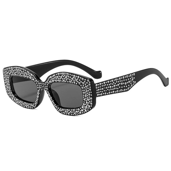 Women striking sunglasses with glamorous rhinestones Kalsten
