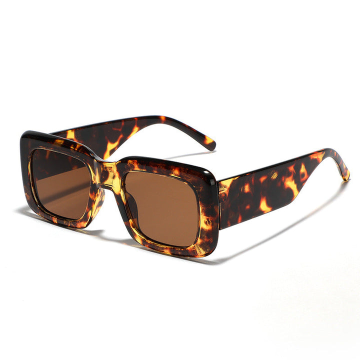Women's modern square sunglasses with color-coordinated pattern Kalsten