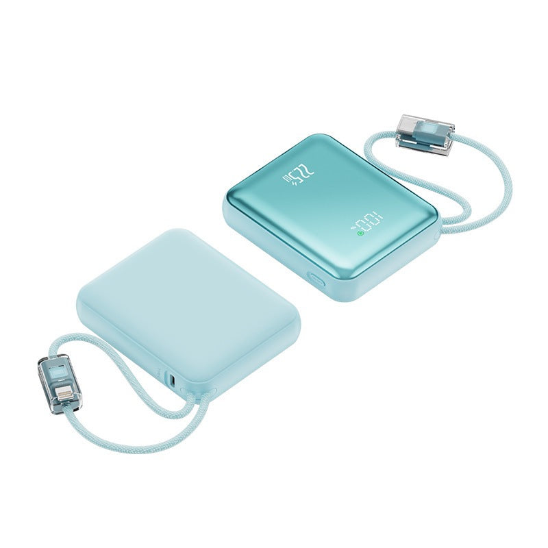 Ultra-Slim Power Bank with Integrated Charging Port and Digital Charge Indicator Kalsten