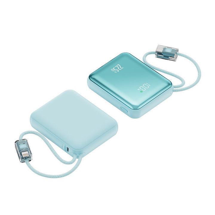 Ultra-Slim Power Bank with Integrated Charging Port and Digital Charge Indicator Kalsten