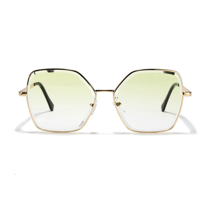 Women geometric sunglasses with fashionable gold frame Kalsten